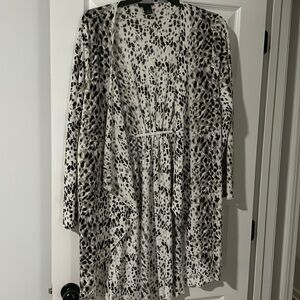 Animal print jacket/shacket